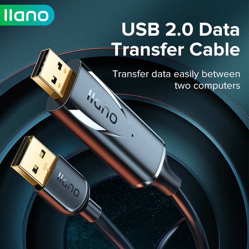 llano 2M USB2.0 Data Transfer Cable Mutual Bidirectional Transmission ...