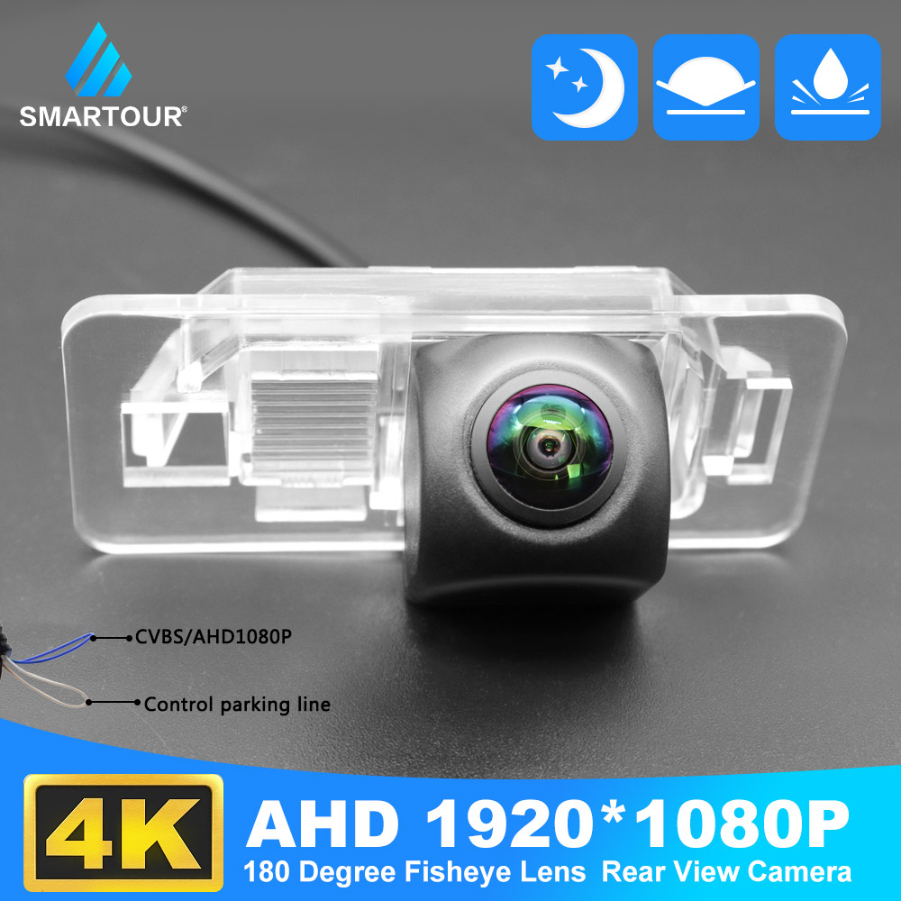Smartour Car 4K AHD 1080P CCD Rear Camera Fisheye Lens HD Night Vision ...