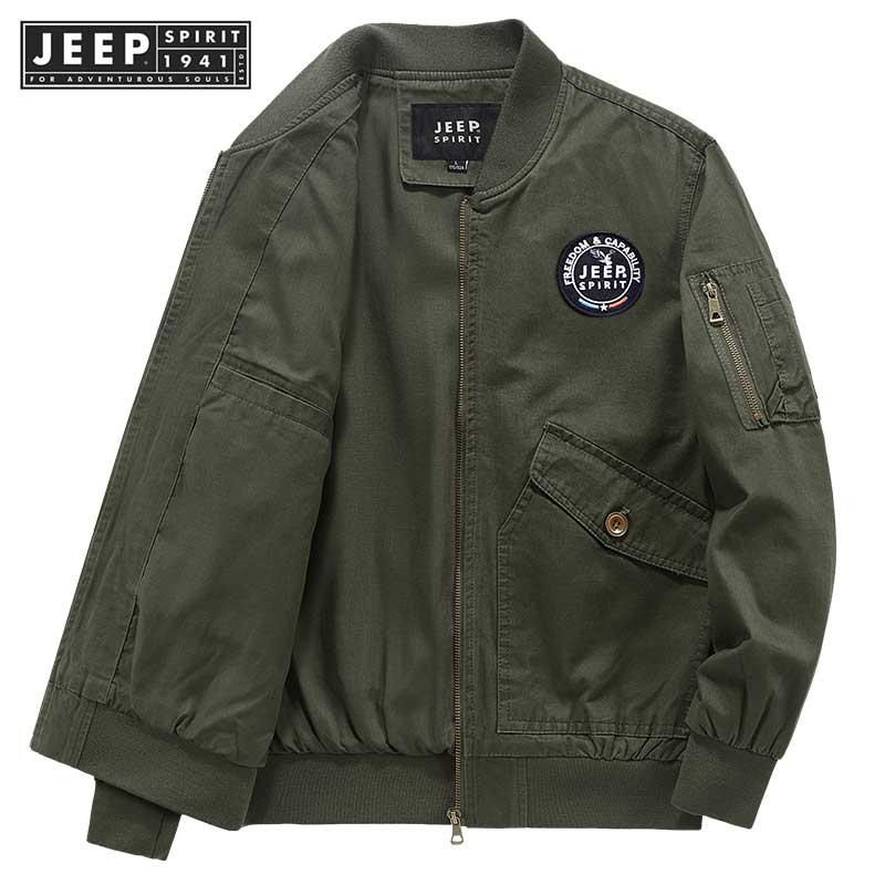 JEEP SPIRIT 1941 ESTD Men's Autumn and Winter New Thin Jacket Men's ...