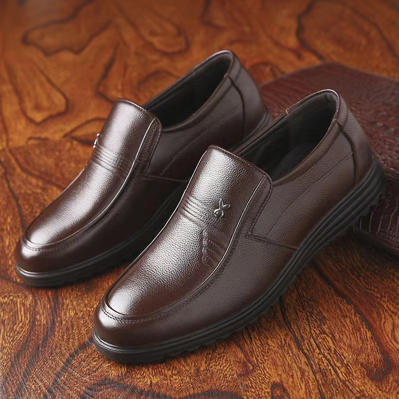 【Available in stock in Malaysia】Men's Leather Shoes Men's Business