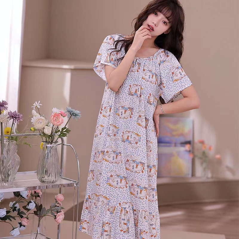 Womens nightdress cotton hotsell