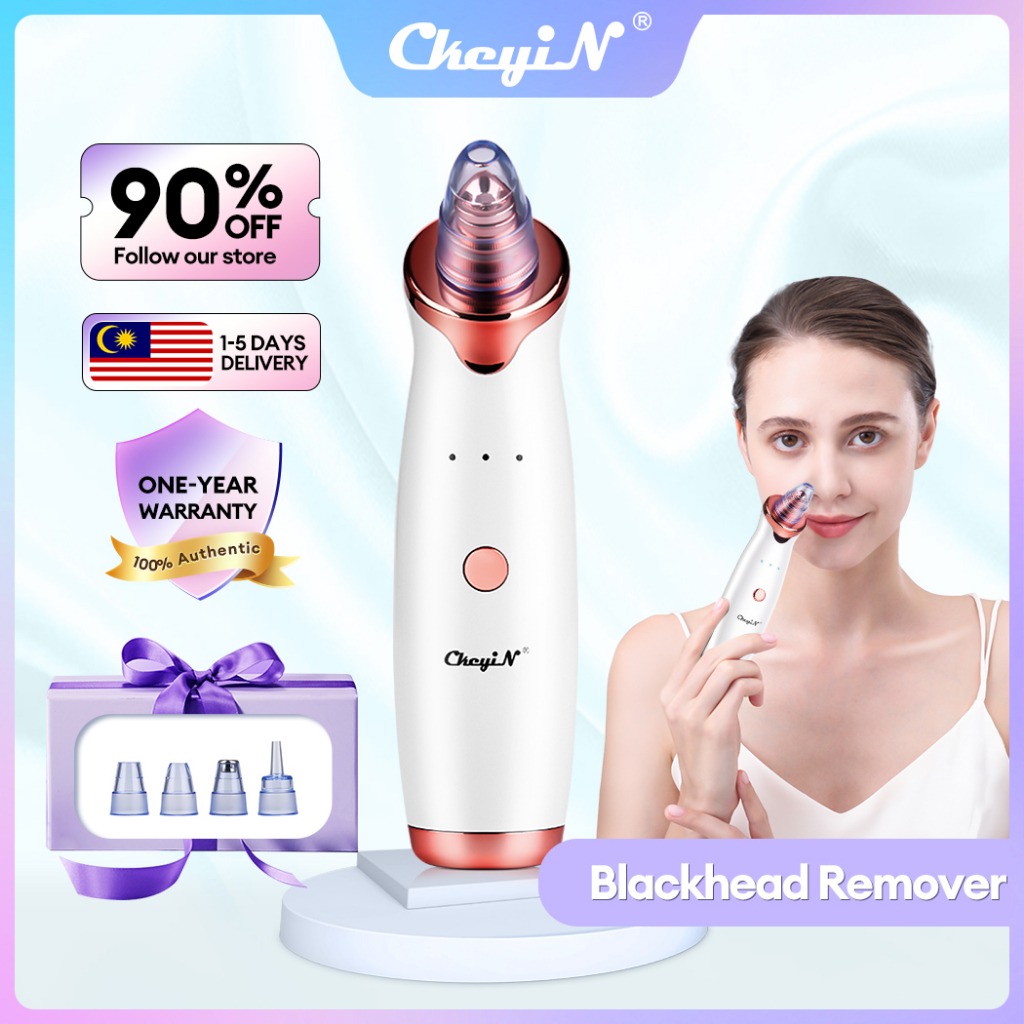 Ckeyin Blackhead Remover Vacuum Suction Electric Facial Pore Cleanser