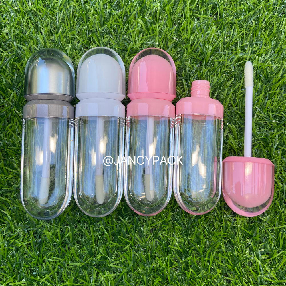 7ml silver Lip Gloss Container Empty Lipgloss Lipstick Packaging Tube