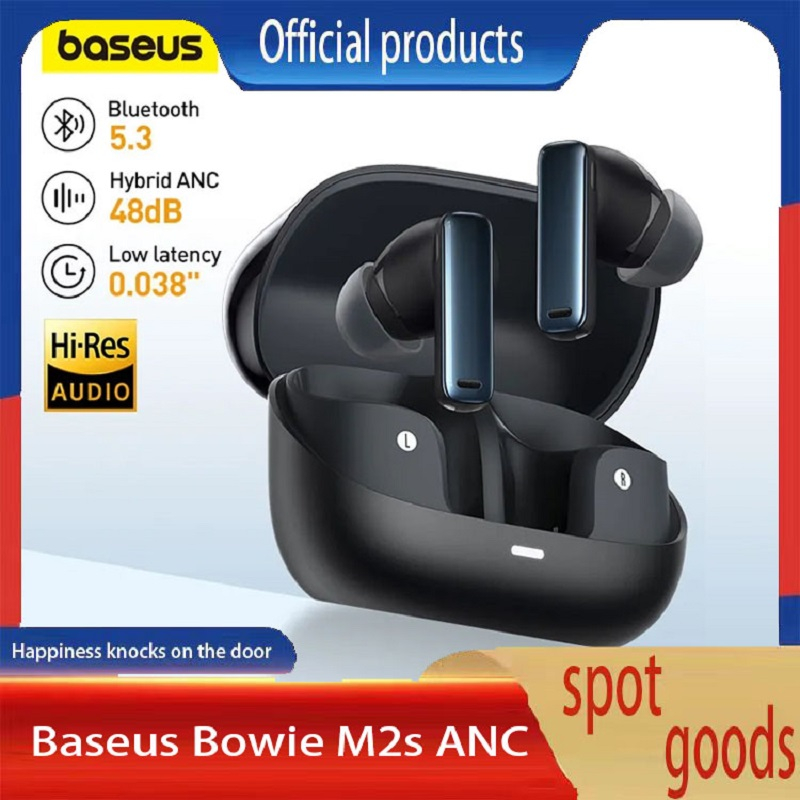 Baseus Bowie M2s ANC Earphone Bluetooth 5.3 Active Noise Cancellation