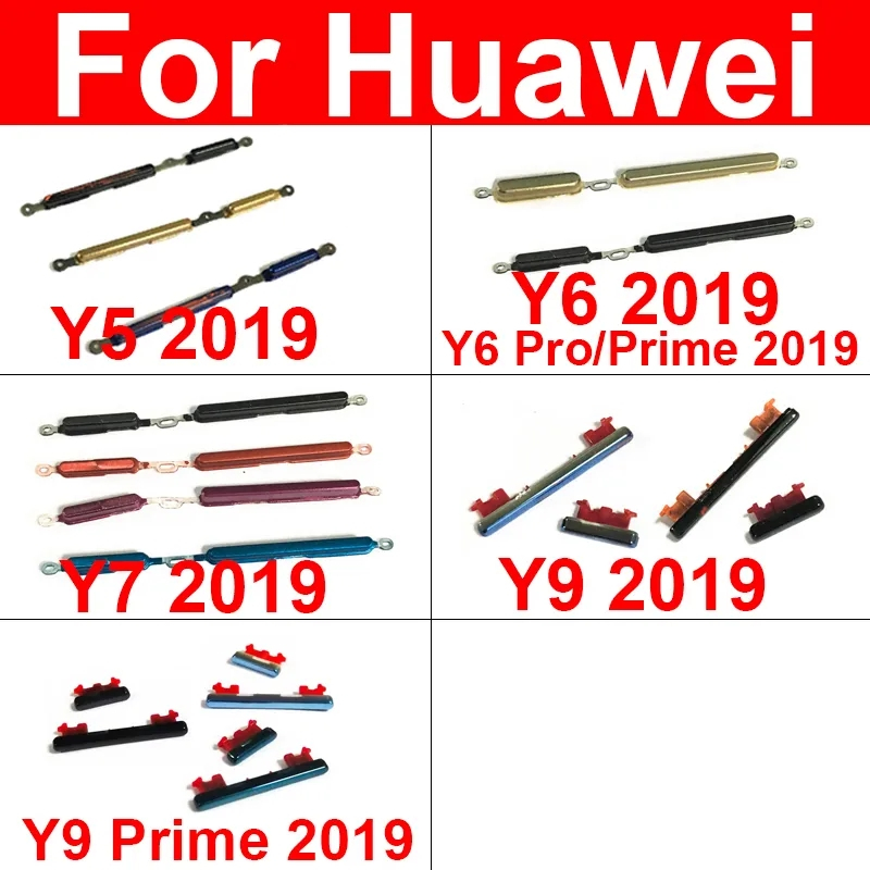New Volume Power On Off Side Button For Huawei Y5 Y6 Y7 Pro Y9 2019 ...