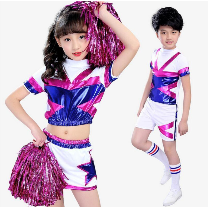 Straw Straw's cheerleaders clothing private suit children students la ...