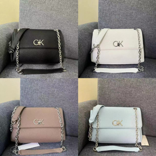 Shop Calvin Klein Monogram Chain Crossbody Logo Shoulder Bags