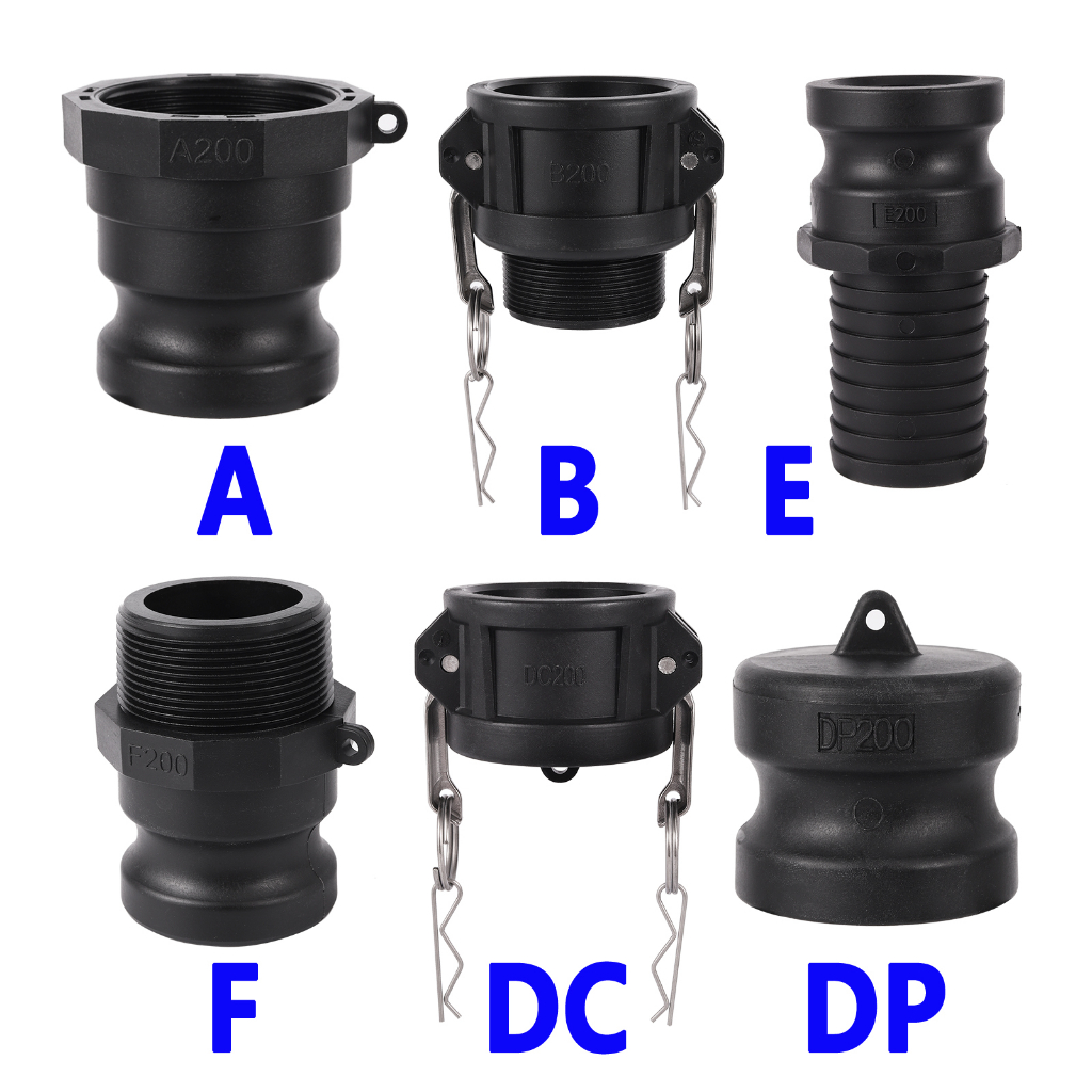 2" Camlock Groove Fitting Cam Lock Homebrew Quick Coupling Adapter PP