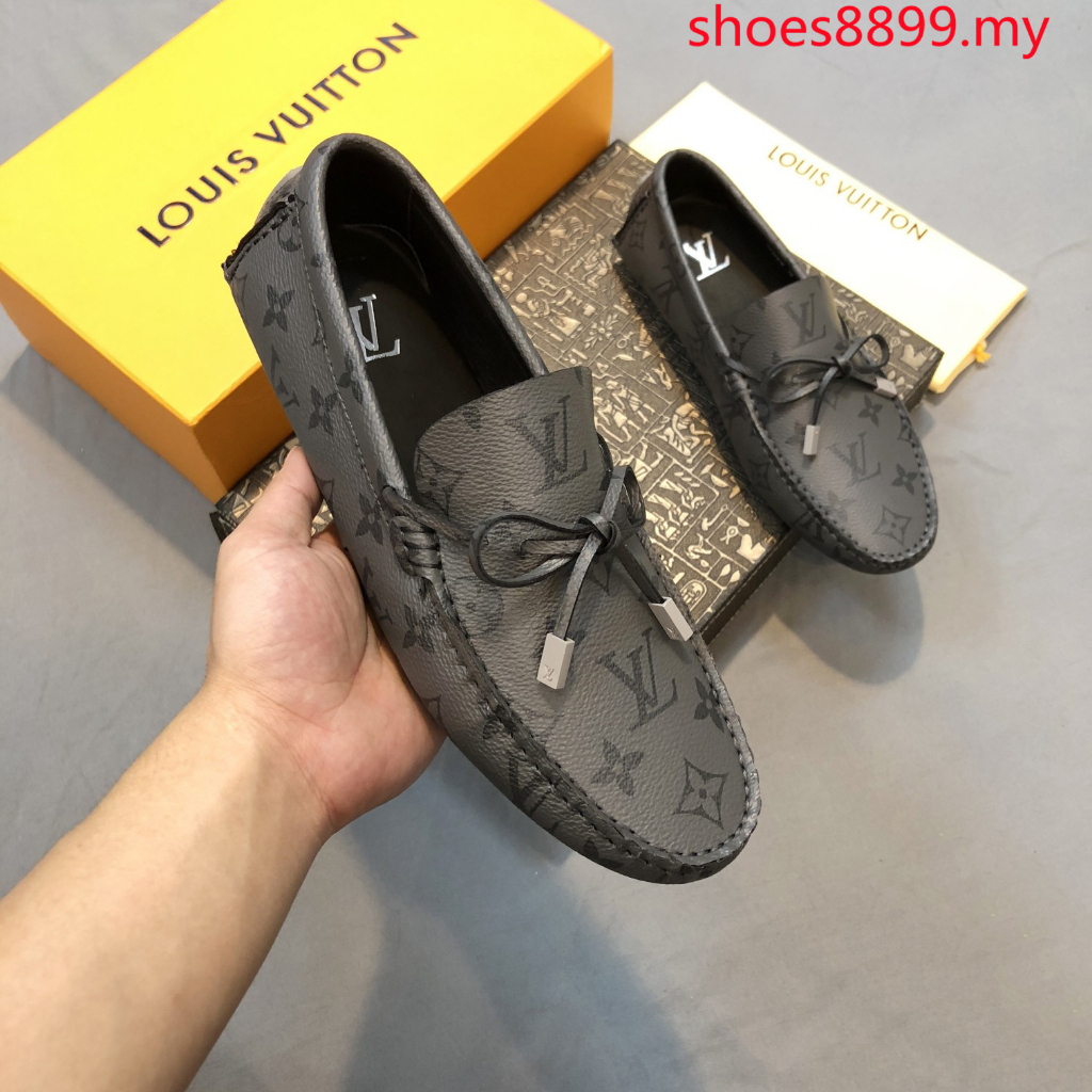 Louis Vuitton LV Driver Moccasin Monogram Eclipse. Size 14.0