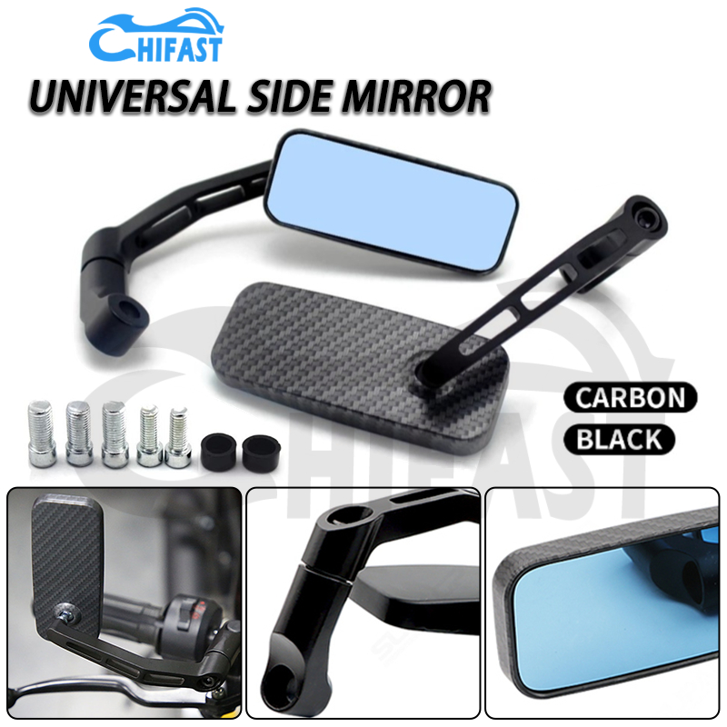 HIFAST Motorcycle Side Mirror Universal Alloy CNC Rear View Mirrors