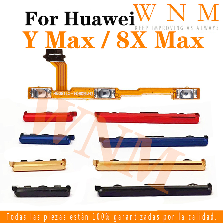 New For Huawei Y Max / 8X Max Power button flex on / off Switch Button ...
