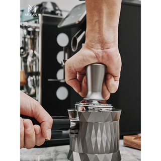 Espresso Tamper 51mm 53mm 58mm Calibrated Tamper with Spring-loaded Barista  Espresso Coffee Tamper 304 Stainless Steel 100% Flat Base Premium Espresso