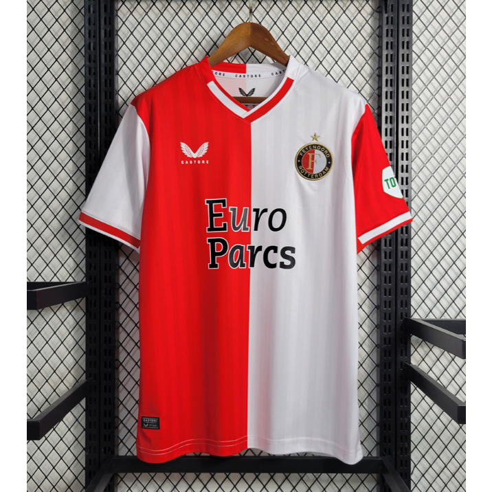 2023 2024 Feyenoord Rotterdam home soccer jersey football clothes shirt ...