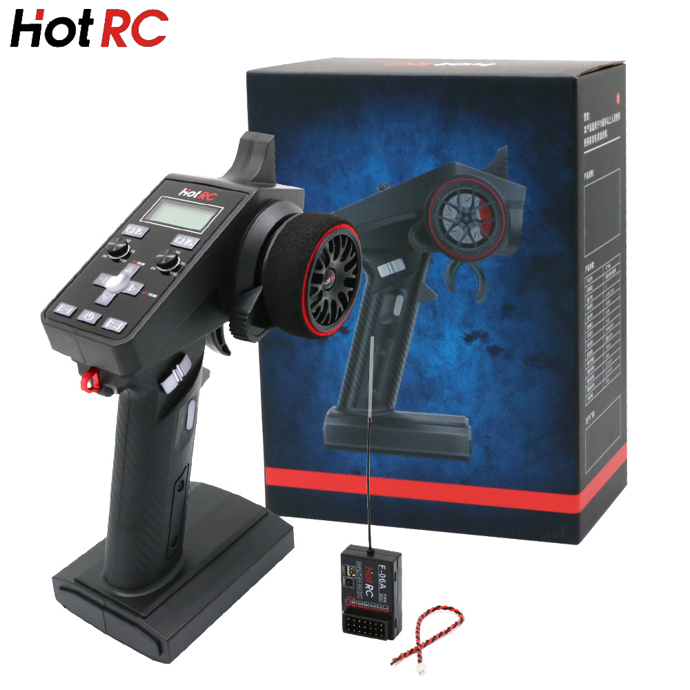 Hotrc Hot rc CT-6A CT6A CT 6A 4-9V 2.4GHz 6CH Transmitter F-06A F06A ...