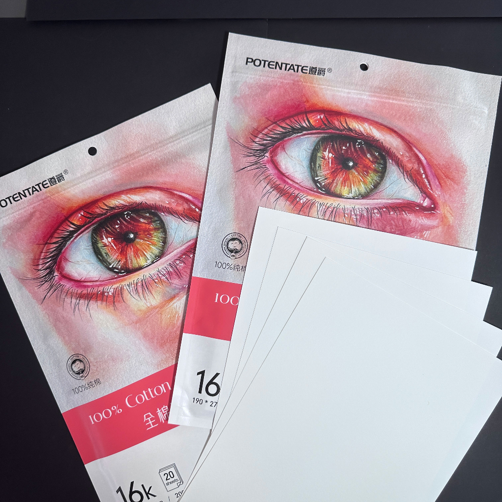 Colored Pencil Paper,200GMS, 16K20 Sheet,100 Cotton Art Supplies for