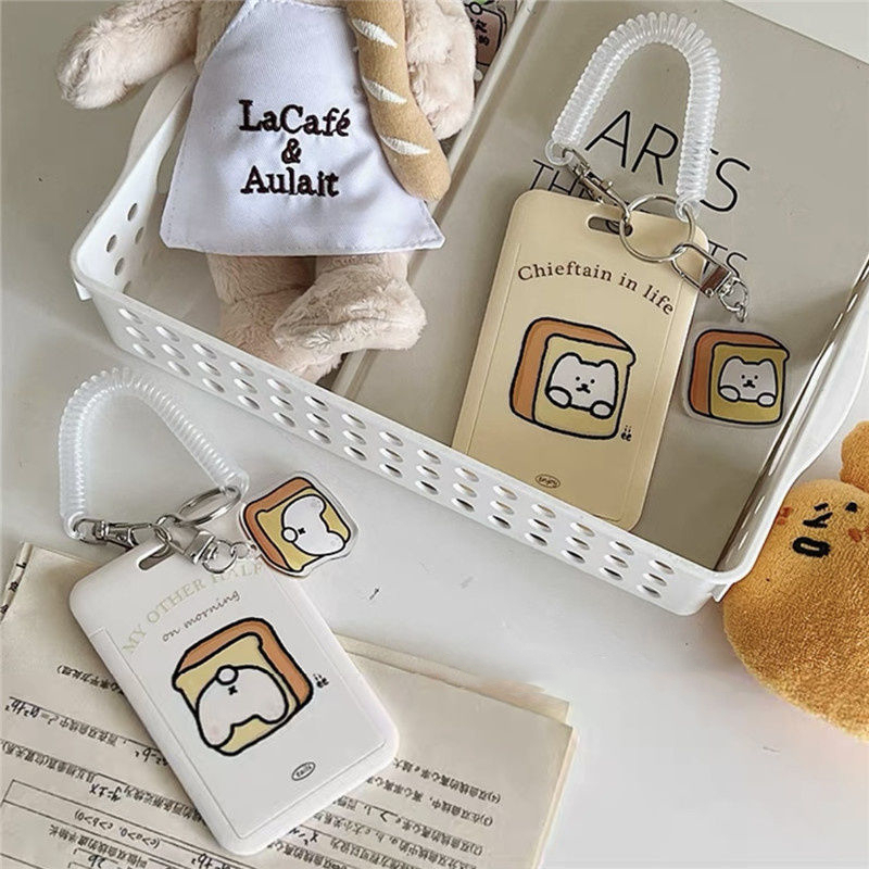 New Original design toast puppy card Cover cute cartoon couple slide ...