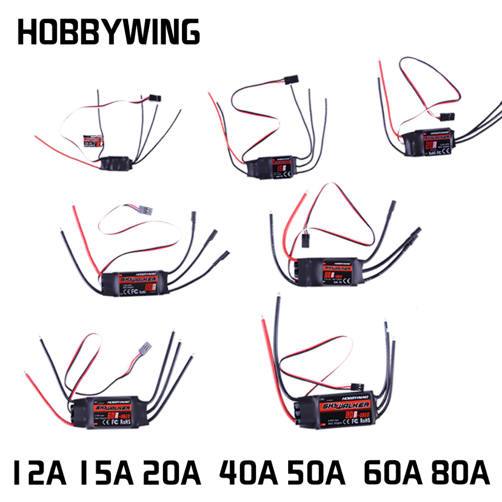 Hobbywing Skywalker V2 50A ESC 3-4S LiPo 5A BEC