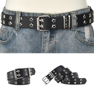 Black Cross Rivet Belt Engraved Buckle Rhinestone Decor PU Belt Hip Hop  Jeans Pants Belt Punk Western Cowboy Cowgirl Belts