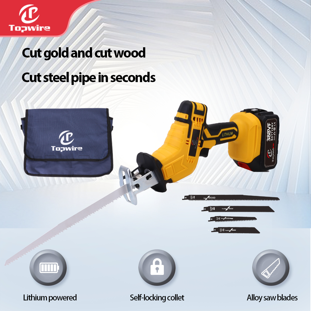 Topwire Cordless Electric Reciprocating Saw | Shopee Malaysia