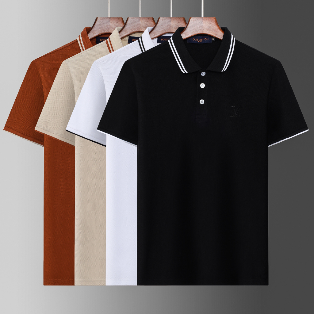 LV Black Polo Shirt