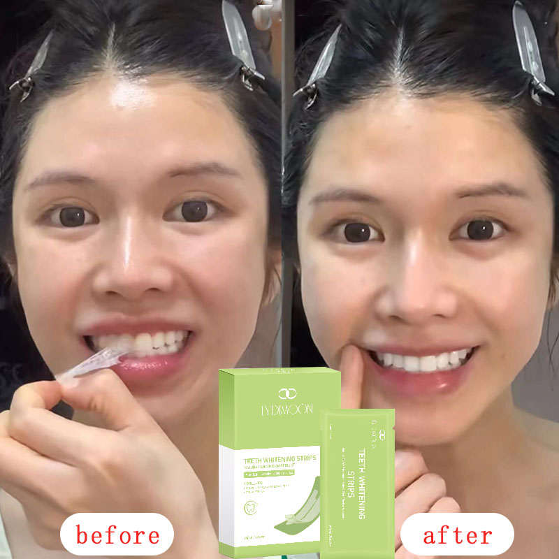 One Piece Care 3D White Gel Teeth Whitening Strips Oral Hygiene tooth