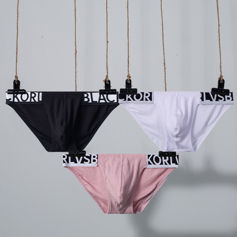 4pcs/lot Underwear Man Slip Cotton Underpants Boy Breathable