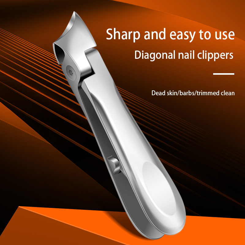 Diagonal Nail Clippers For Thick Toenails And Fingernails Wide Jaw