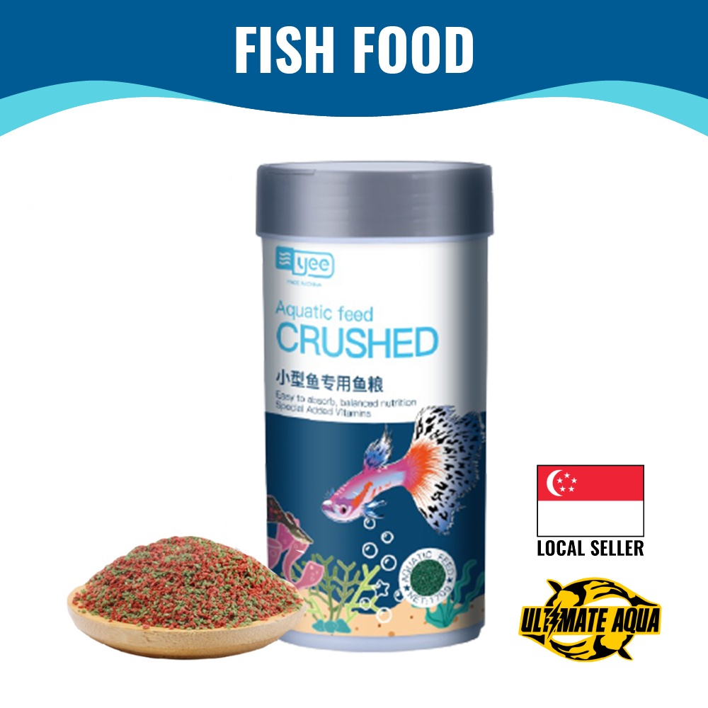 YEE Betta food Small Fish Foods Small Particles Rich In Spirulina And