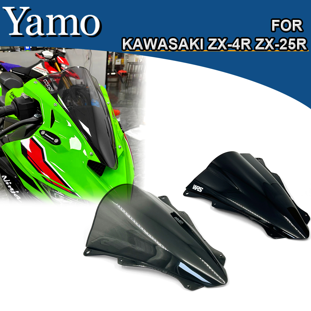 Motorcycle Windshield For Kawasaki ZX-4R/ZX-4RR/ZX-25R - Carbon