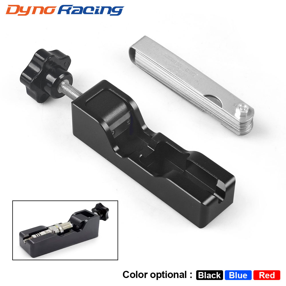Spark Plug Gap Tool Electrode Compresses Turbo Power with Feeler Gauge for Most 10mm 12mm 14mm
