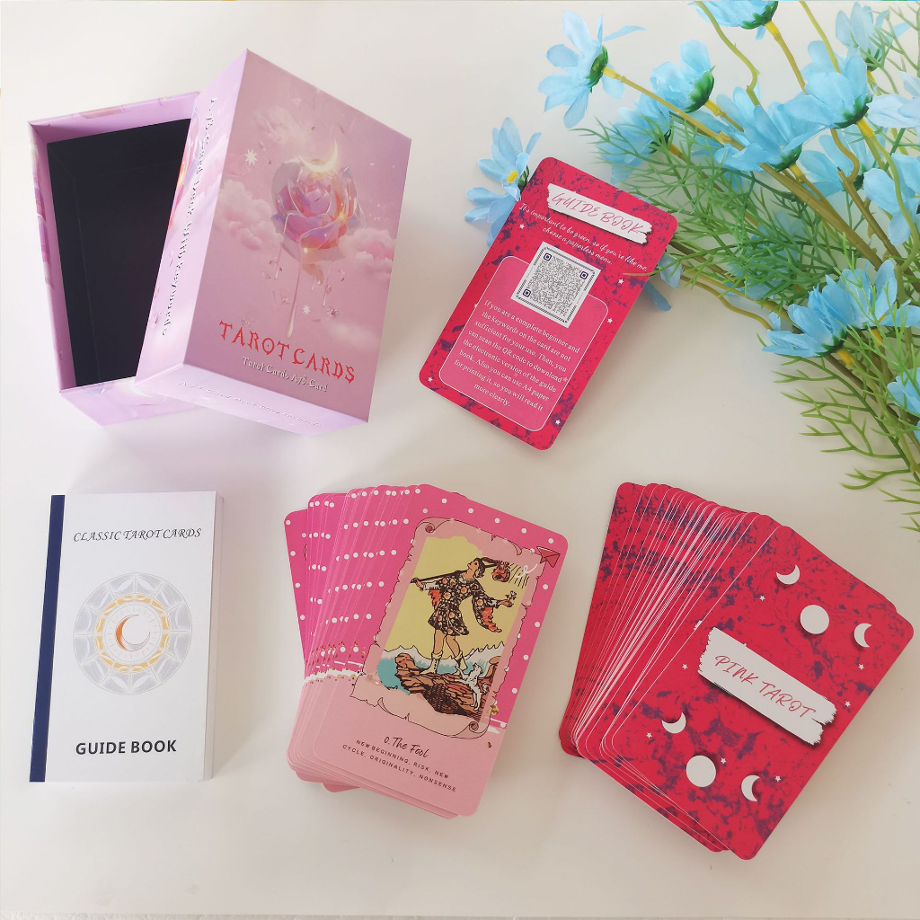 New Classic Pink Visual Beautiful Packaging Exquisite Card Thick Effect ...