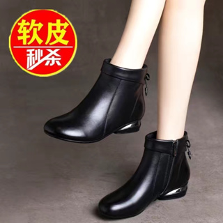 Plus Size 34-45 Super High Heels Women Pumps 2024 Autumn Soft Flock Sexy  Platform Black