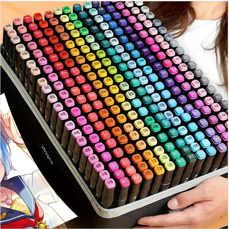 262 Colors Marker Pen Set Copic Markers Sketch Set For Manga Design ...