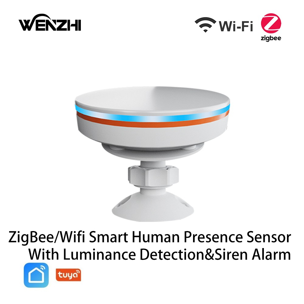 ZigBee 3.0/Wifi Human Presence Sensor 5V MMwave 24G Radar With Siren ...