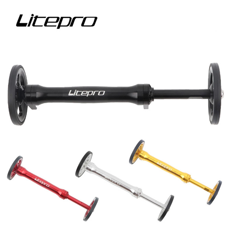 Litepro Bicycle Easy Wheel Extension Rod Stand Rear Frame Telescopic ...