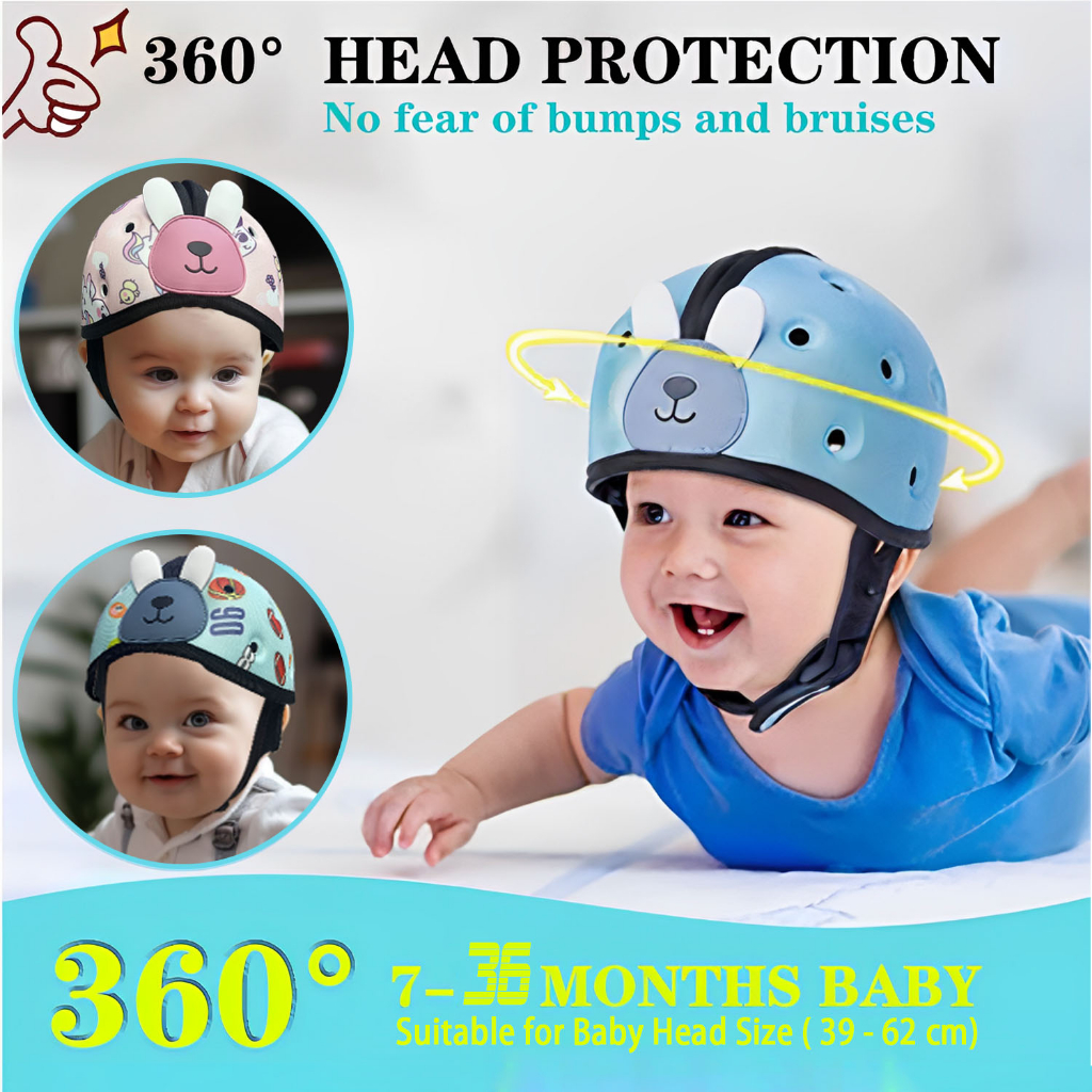 Toddler Safety Helmet,Soft Helmet for Babies Learning to Walk,Baby