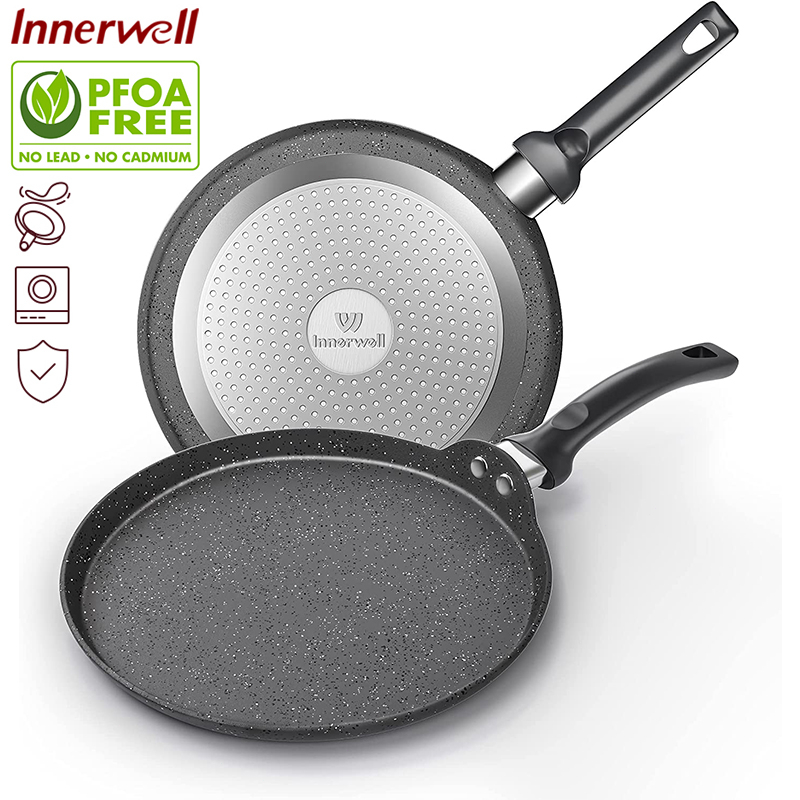 Innerwell 28 CM Non Stick Pan Pancake Frying Pan PFOA Free Suitable For