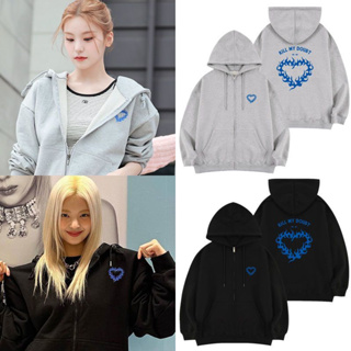 Jungkook Zip Hoodie The Same Harajuku Zipper Sweatshirt Female