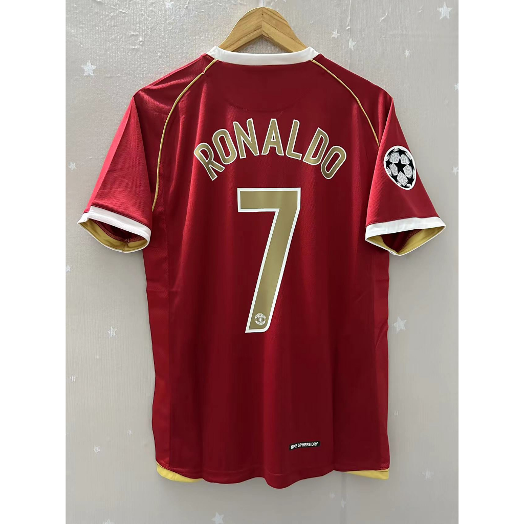 Manchester United 2021 2022 Official Jersey Long Sleeve EPL Ronaldo LS  Shirt (M)