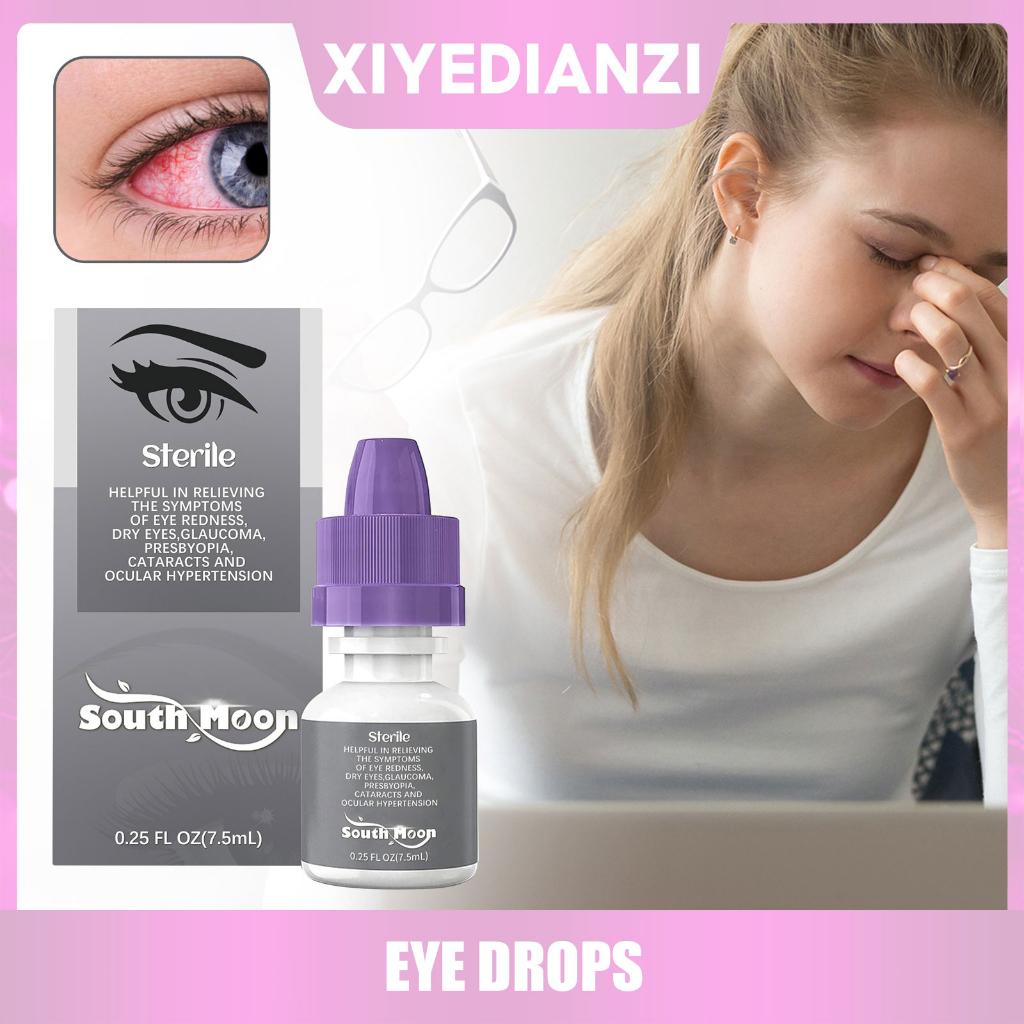 South Moon Eye Drops 7.5ml Improve Eyesight Relieve Eye Fatigue Redness