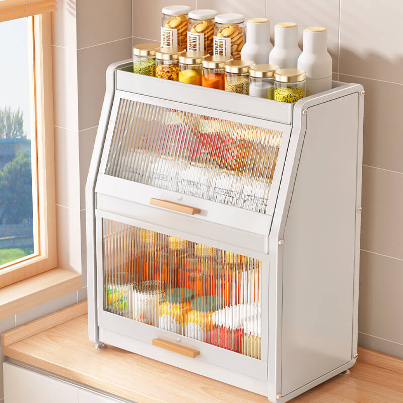 Rak Dapur Seasoning storage rack sealed seasoning rack seasoning box ...