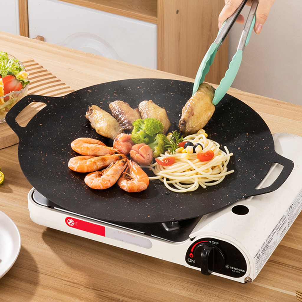 【Malaysia Spot Sale】Korea Nonstick Grill Pan Smokeless Grill Pan