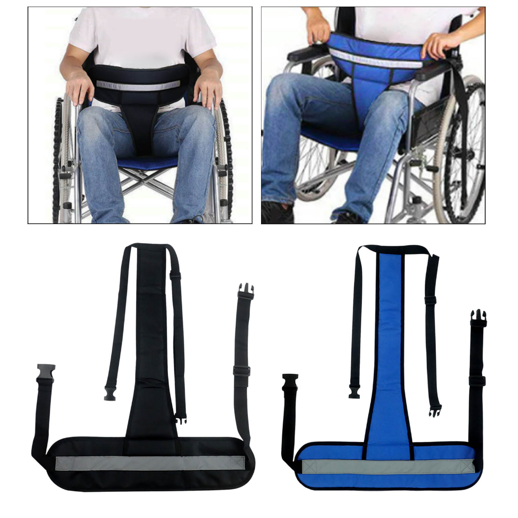 [starlightsaeMY] Wheelchair Fixing Belt Adjustable for Elderly Patients ...