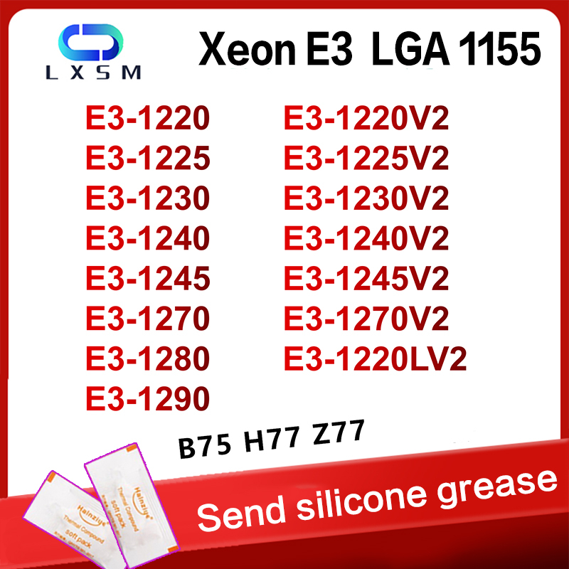 Intel Xeon E3 1220v2 1230 v2 1225 1240V2 1270v2 1245 1280 1290 CPU LGA ...