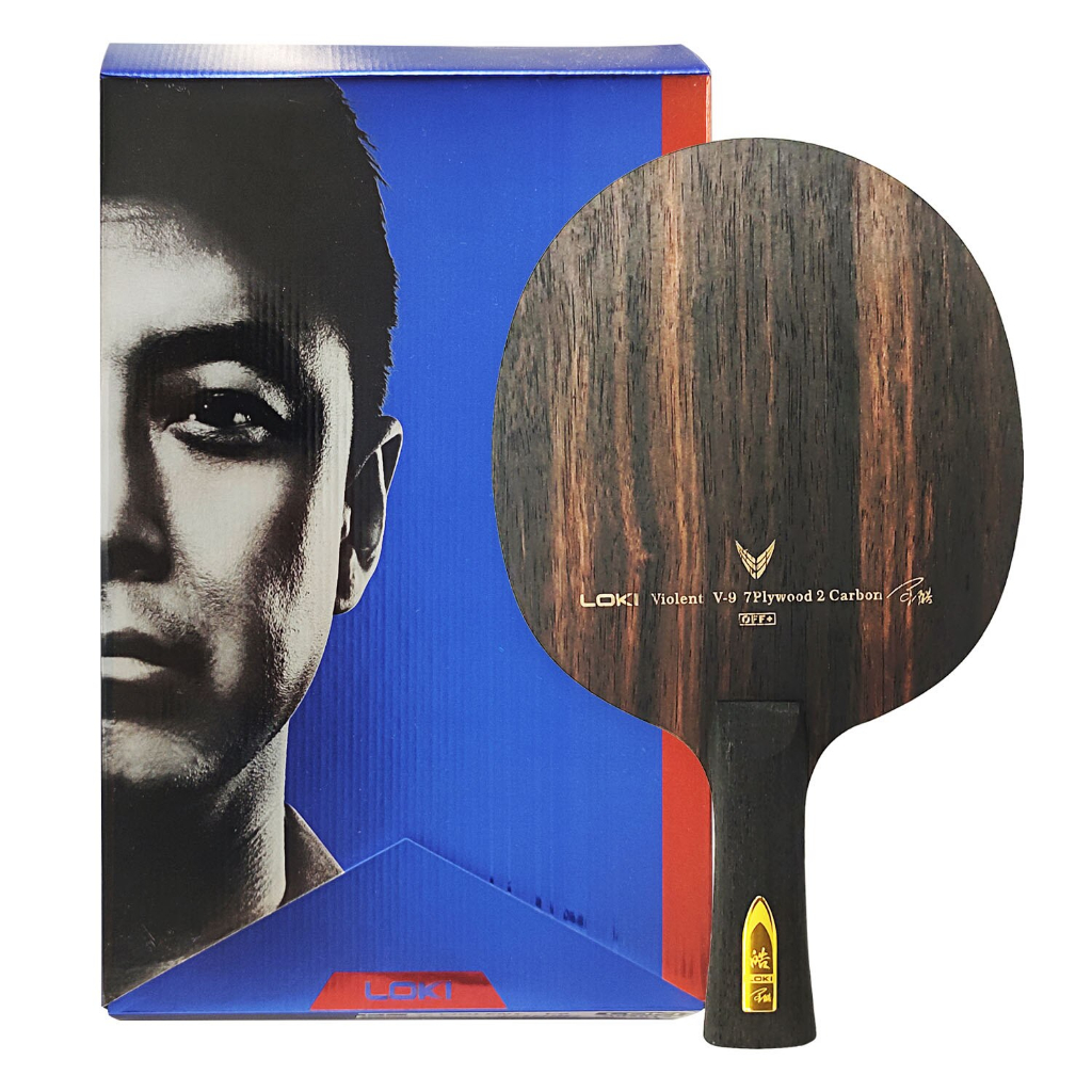 Loki V9 Ebony Carbon Table Tennis Blade Offensive Arc Ping Pong Blade ...