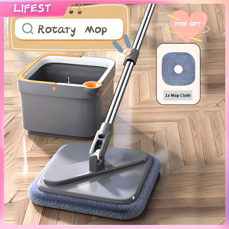 Auto Spin Mop Bucket Set Magic Rotating Mop Selfcleaning Spin Mop Dry