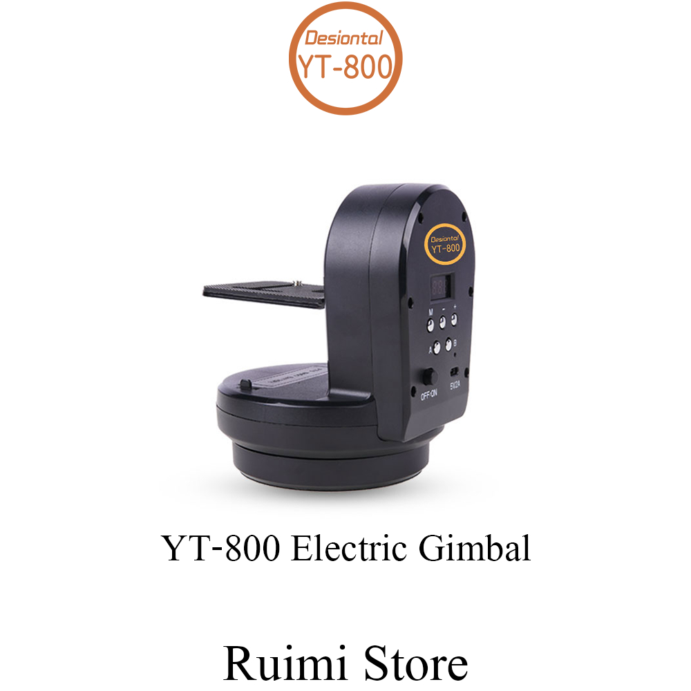 Desiontal YT800 Auto Motorized Rotating Panoramic Head Remote Control