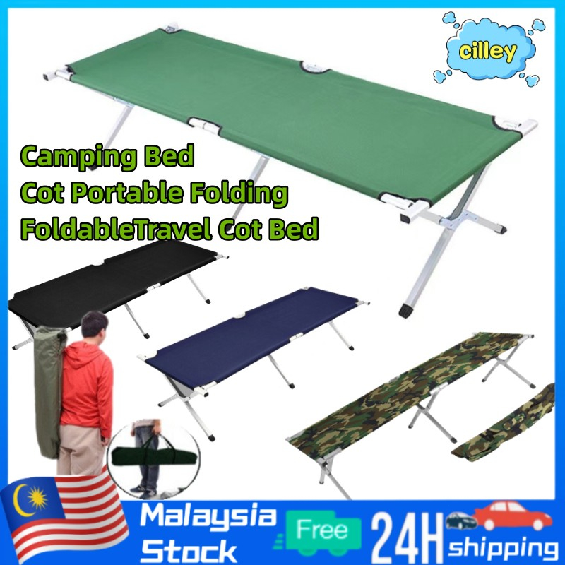 New Foldable Camping Bed Folding Sleeping Camping Bed Oxford Canvas