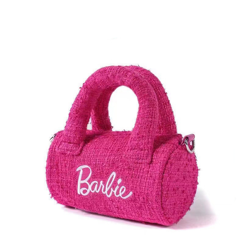 Barbie Co-branded barbie merchandise pink tote bag miniso barbie ...