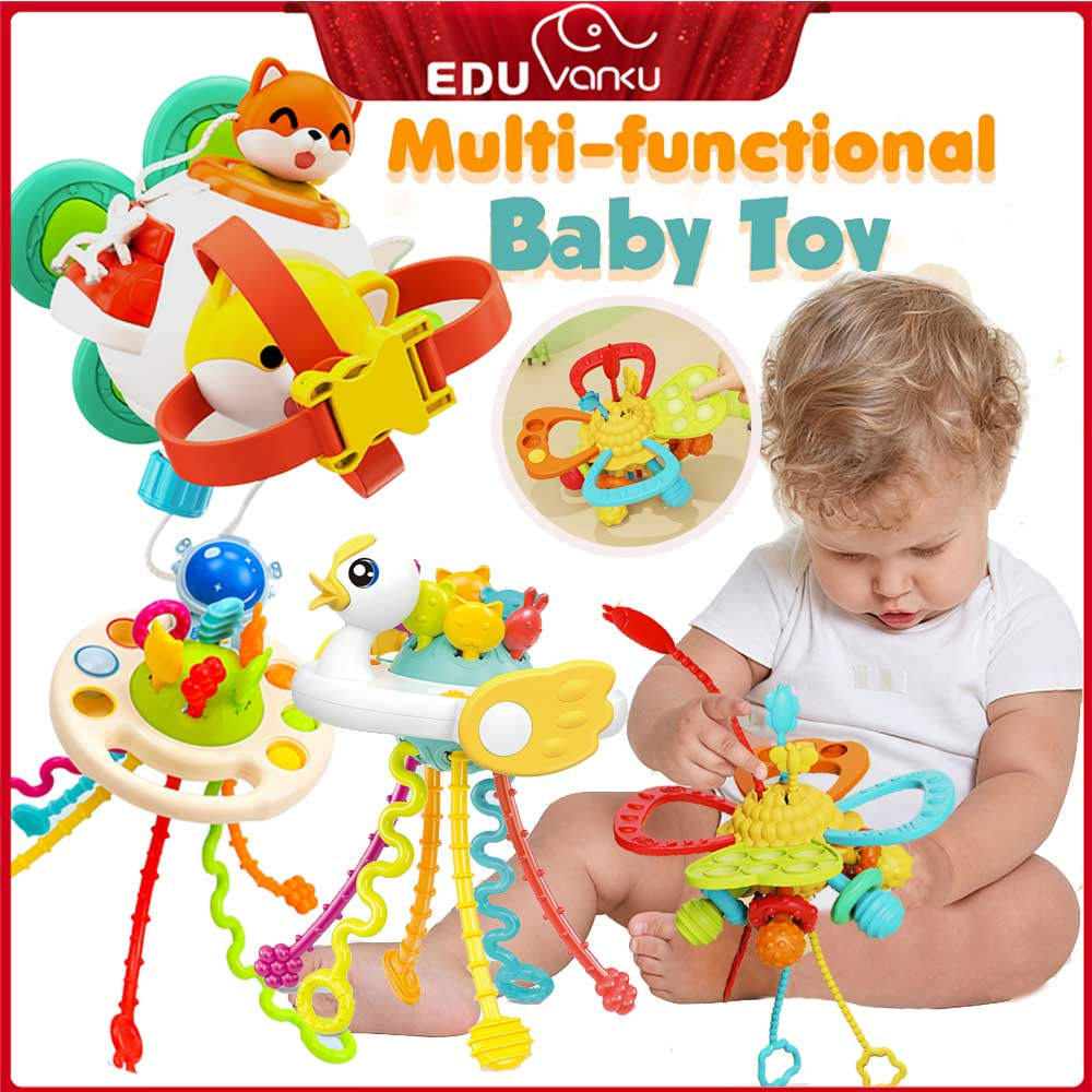 Baby Montessori Toys Textured Multi Sensory Toys Busy Board Balls Food Grade Silicone Fine Motor Skills Travel Toys 6 18 Months Boys Girls Shopee Malaysia
